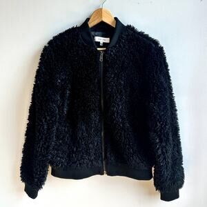 John + Jenn Sherpa Bomber Jacket Sz M
